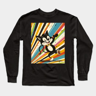 Felix The Cat Evolution Long Sleeve T-Shirt